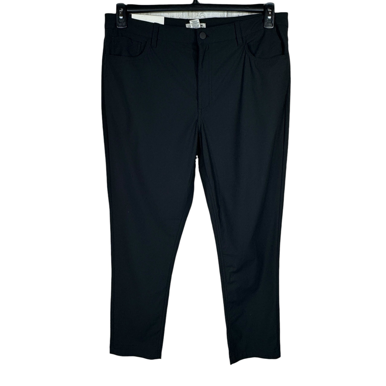 Thom Aaron Sz 38x30 Mens Commuter Pants Stretch Lightweight Zip-Fly Flat Front